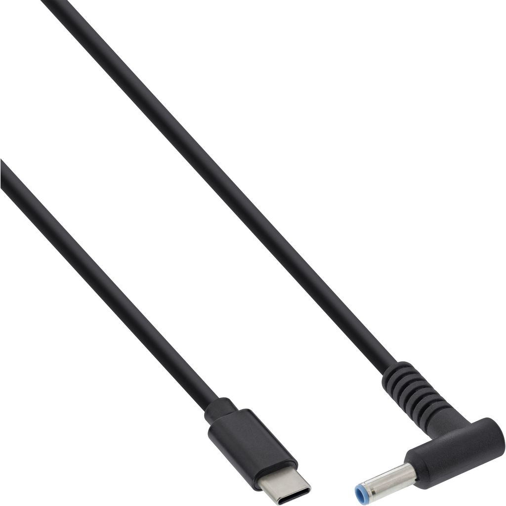 InLine USB-C zu HP Notebook (rund/klein) Ladekabel, 2m, 2 Produktbild 