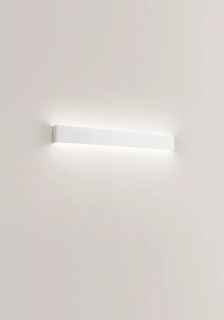 Applique murale LED pour salon et couloir design blanc 30W 3000K 83cm