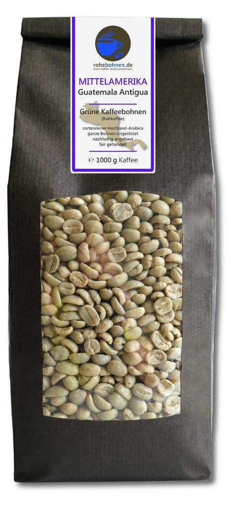 Rohkaffee Arabica Guatemala Antigua 1000g