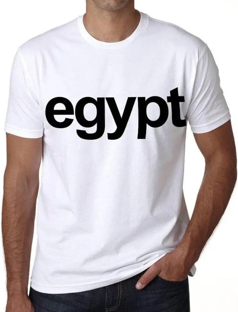 Herren Grafik T-Shirt Ägypten – Egypt – Öko-Verantwortlich Vintage Jahrgang Kurzarm Lustige Druck Geburtstag Geschenk Mann