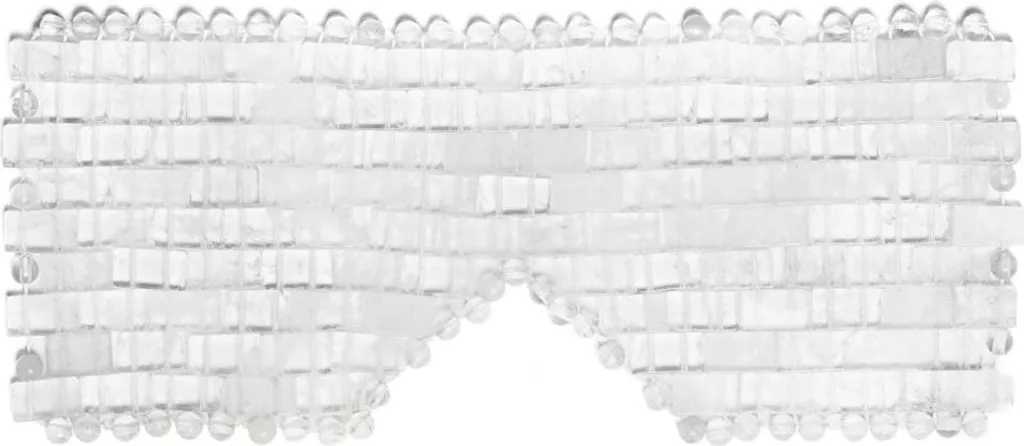 Masque cristal de roche pour visage fatigué et réduction des poches