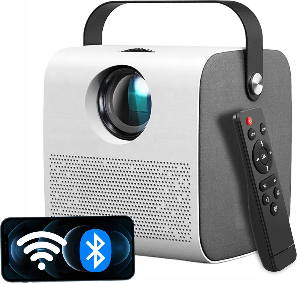 Projecteur Vidéo Connecté WLAN et Bluetooth pour Smartphone iOS Android - 2