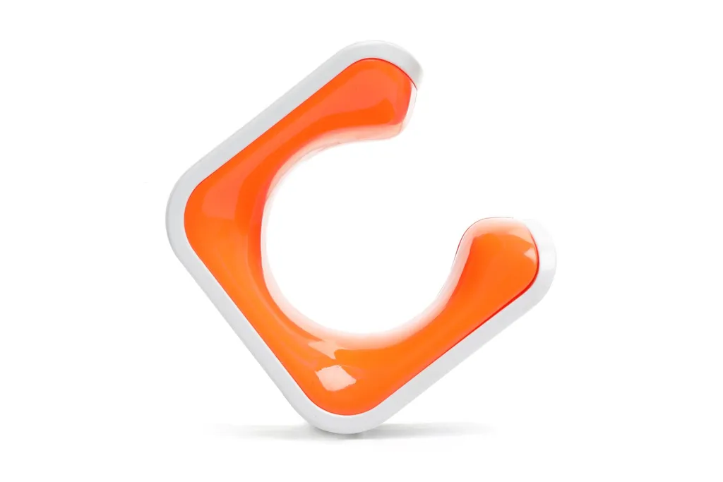 Hornit CLUG Hybride Blanc-Orange Support Mural Vélo M Minimaliste