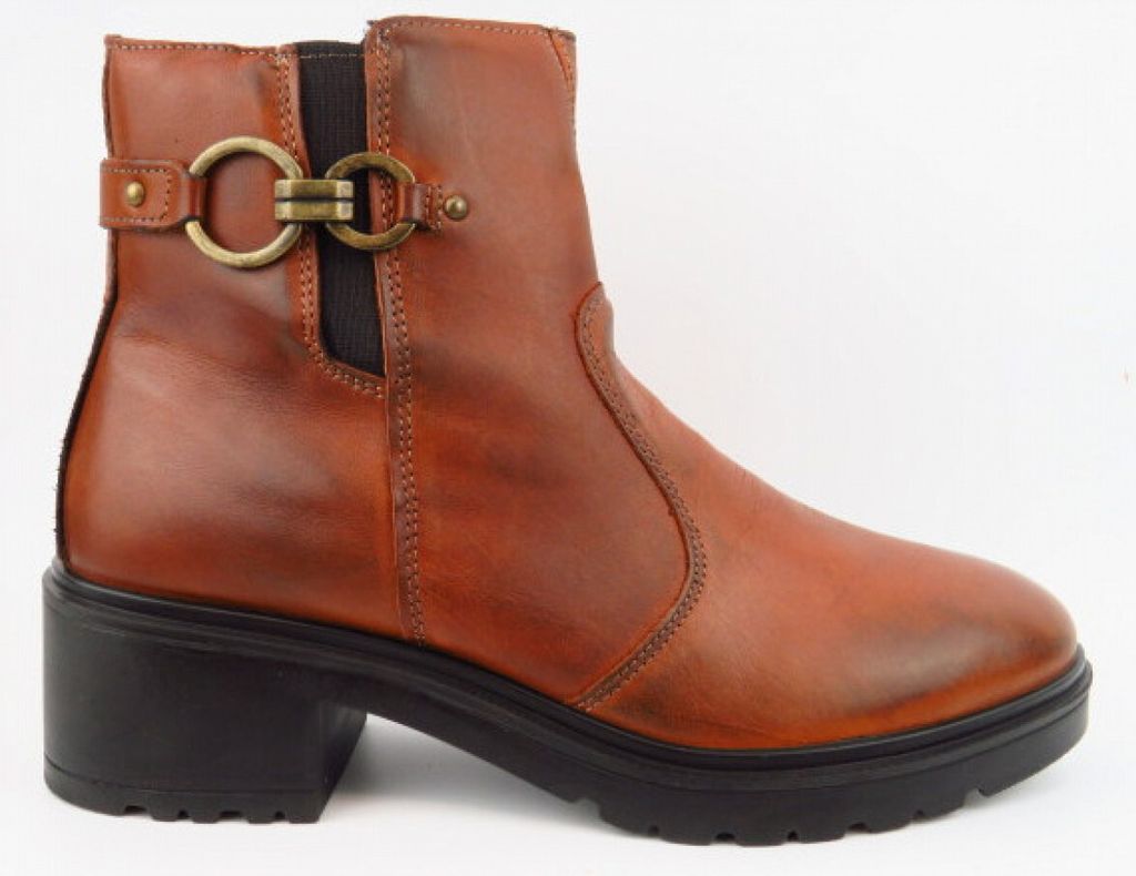 Igi & Co. Danna Janita Nappa cognac Damen Stiefelette in Braun, Größe 40