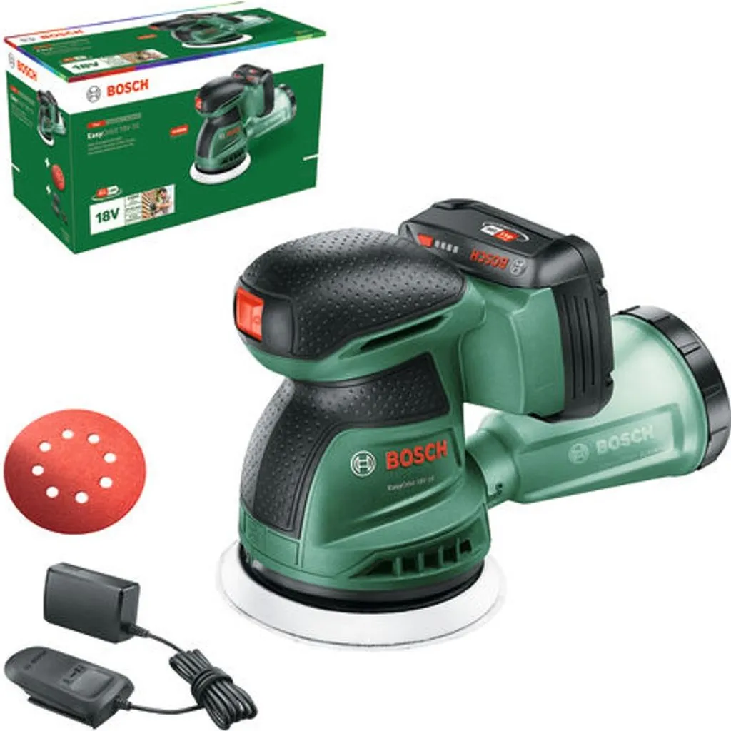 Ponceuse excentrique 18V Bosch EasyOrbit à vitesse réglable et légère