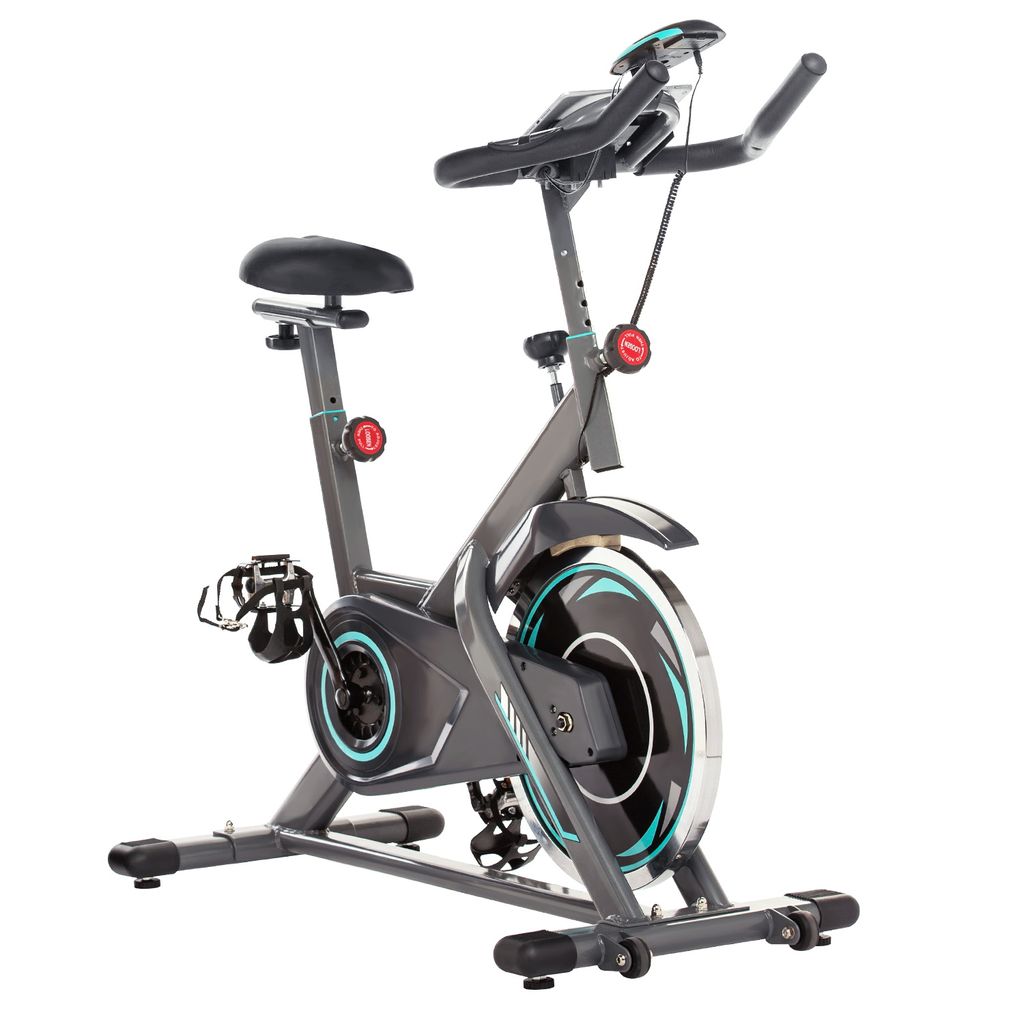 DE LCD Speedbike Heimtrainer Ergometer Indoor Cycling Fahrrad Fitnessbike 120 KG 