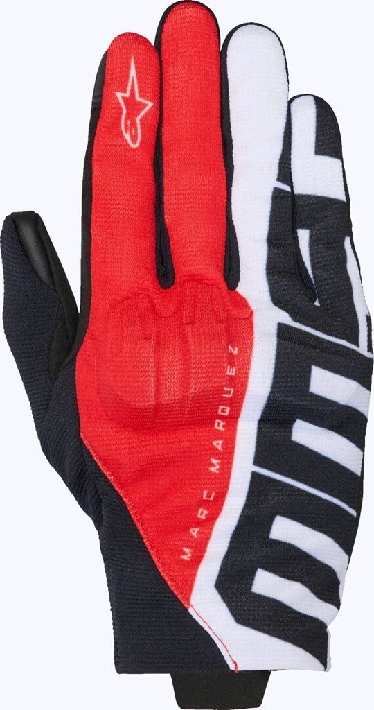 Alpinestars MM93 Reef V2 Motorrad Handschuhe, schwarz/weiß/rot, S