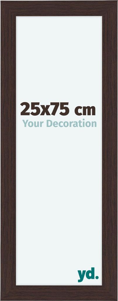 Bilderrahmen, 25x75 cm, Eiche Dunkel, MDF, Como