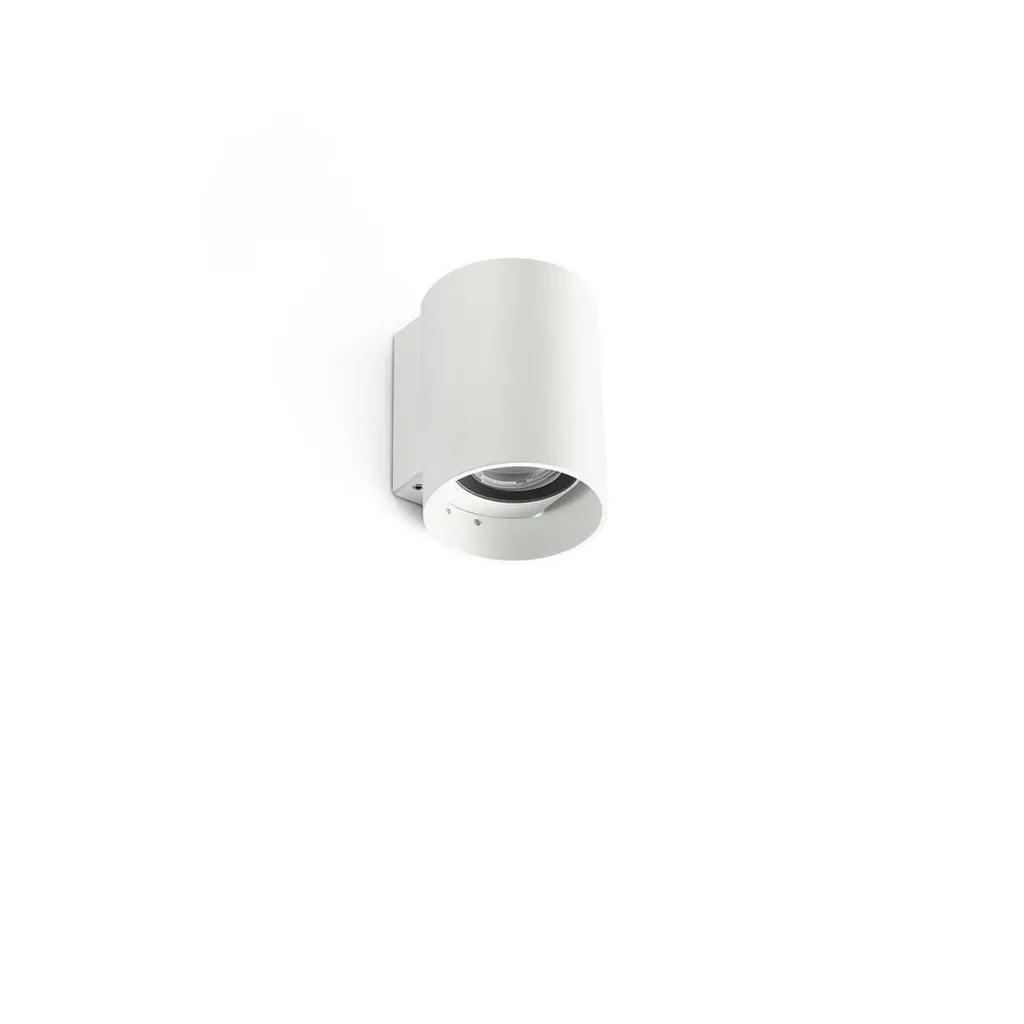 Luminaire Extérieur Mural Rond Blanc LED 2700K Spot Façade KOV 1L