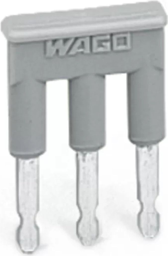 WAGO Brücker;3-fach;isoliert;grau 280-483