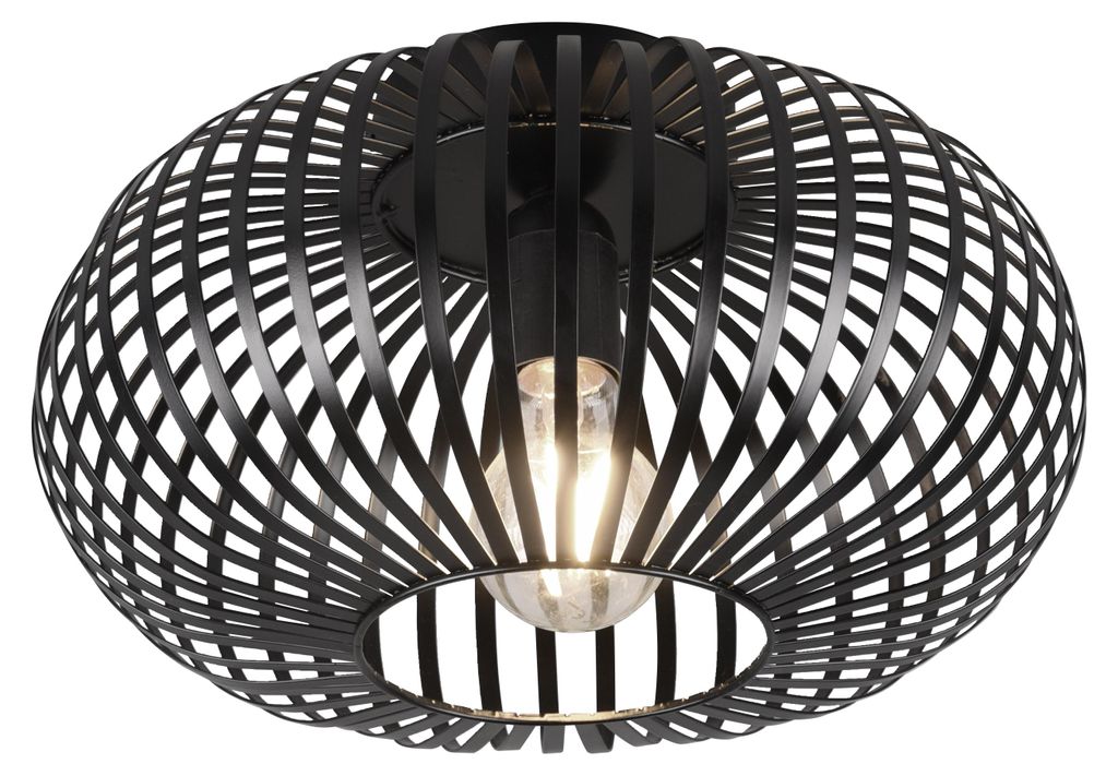 Plafonnière draadlamp Johann Ø 30cm Productafbeelding 