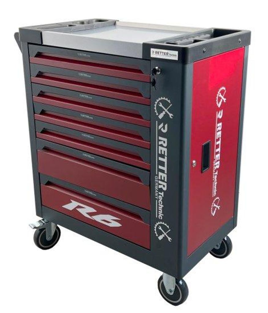 RETTER R6 Werkzeugwagen 7 Schubladen mit 304-tlg. Produktbild 