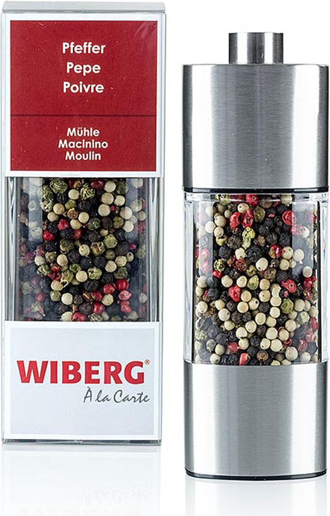 Wiberg Pfeffer bunt ganz in der Mühle 14cm Keramik Mahlwerk 65g