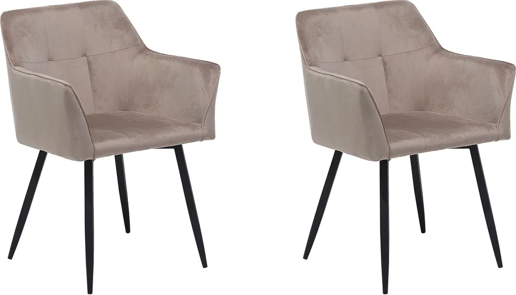 Tabouret de cuisine argenté lot de 2 avec repose-pieds métal BELIANI