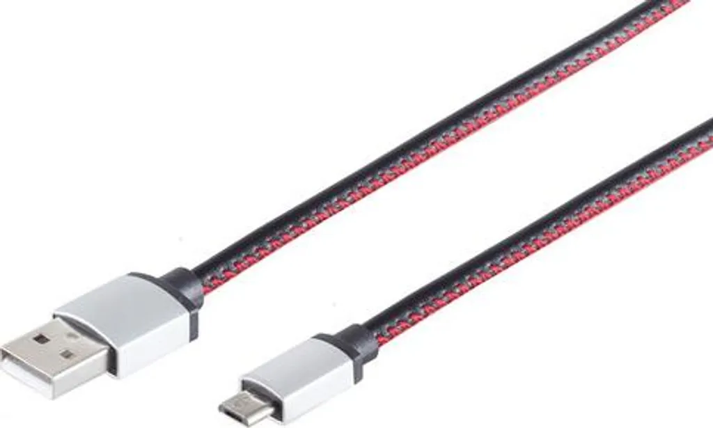 Câble USB vers Micro-USB Rouge : Ne perdez plus votre chargeur !