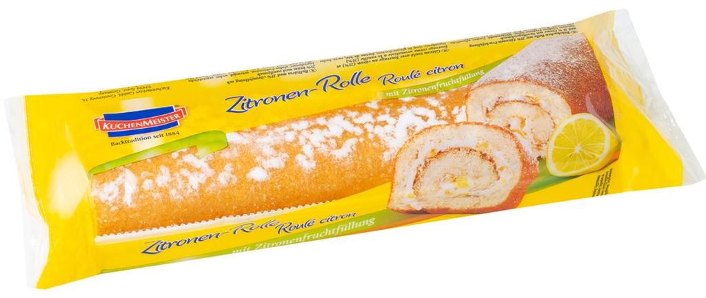 KuchenMeister citronová roláda s krémem a ovocnou náplní Obrázek produktu 