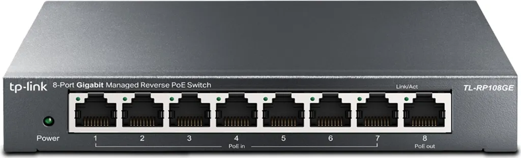 TP-Link TL-RP108GE Switch 8 Porte Gigabit PoE Inverso | Shop Online