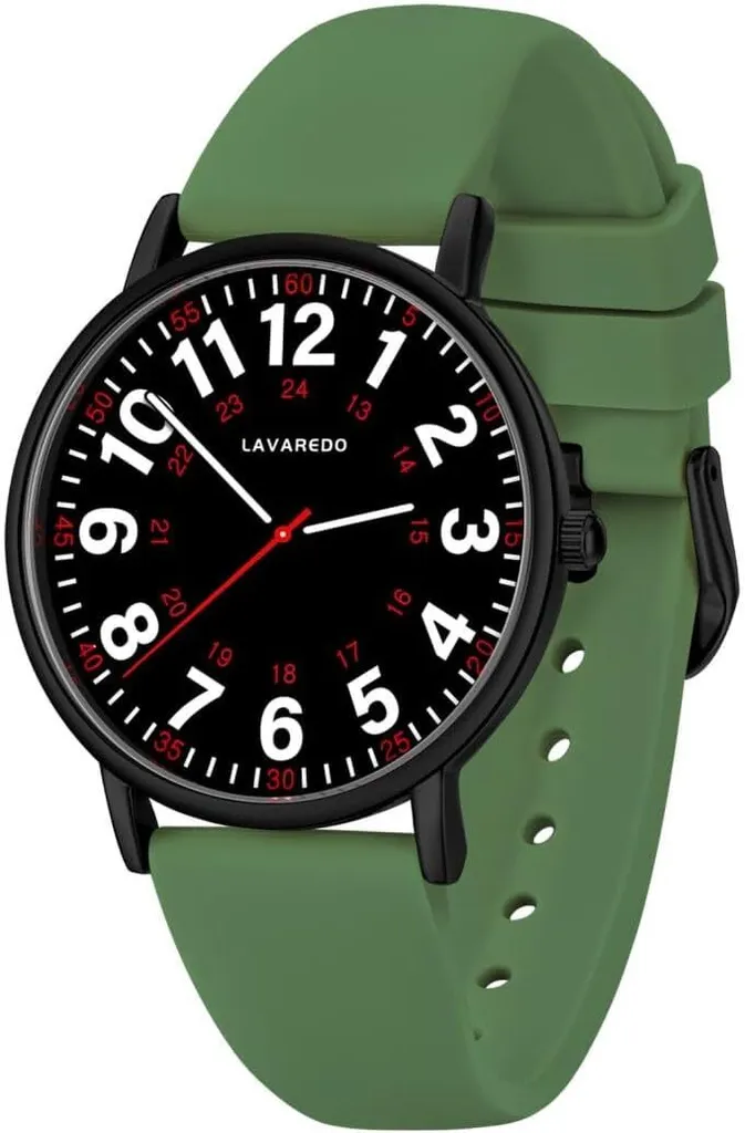 Orologio Donna TASGO Minimal Trendy – Quadrante Rotondo Al Quarzo Giapponese, Cinturino In TPU Colorato, Impermeabile 50m Con Retroilluminazione LED - 2