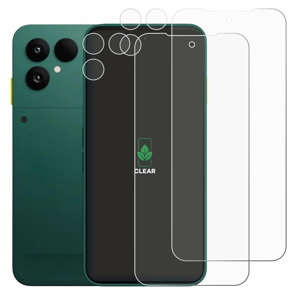 2x ScreenLeaf Schutzfolie für Fairphone 6 (Display+Kamera) Produktbild 