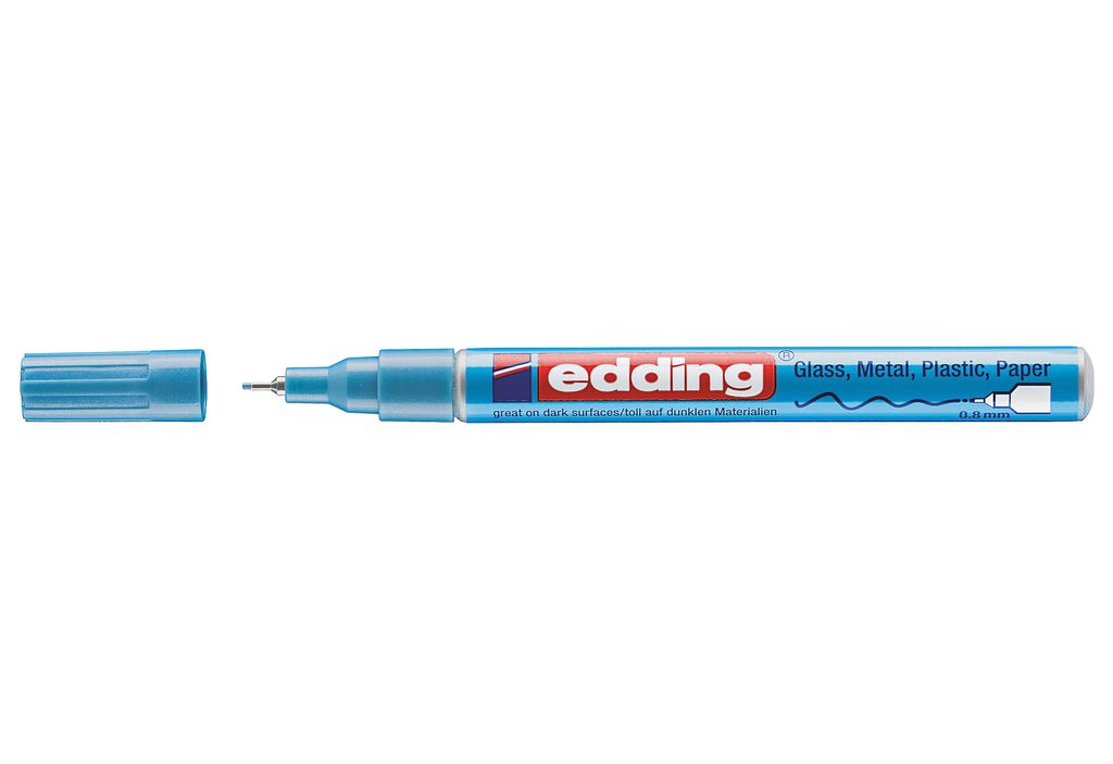 Edding 780 Glanzlackmarker, Extrafeine Spitze 0,8mm, wasserfest, deckend
