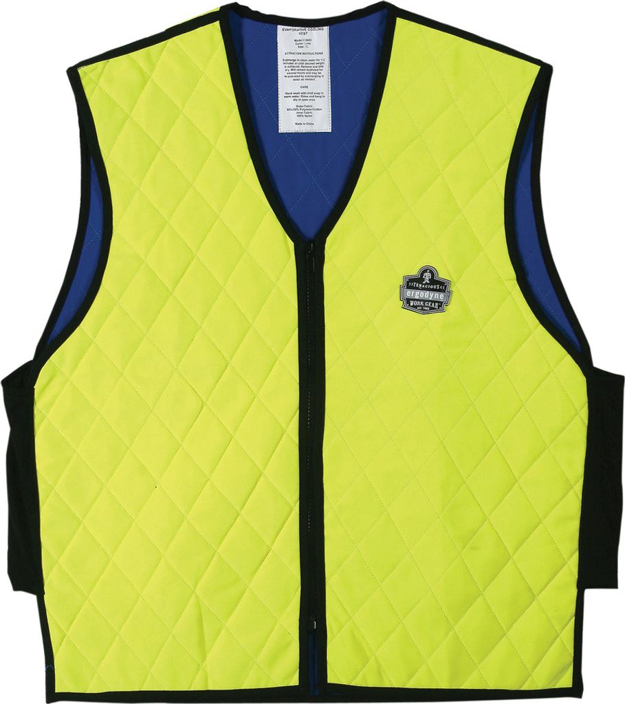 Ergodyne Kühlweste Chill-Its 6665, L, lemon 12534 (Kühlwesten Kälteweste)