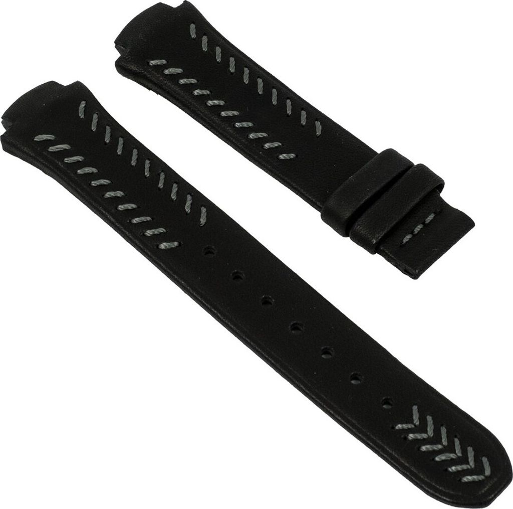 Ersatzband Leder schwarz graue Naht für Lotus L15510/9