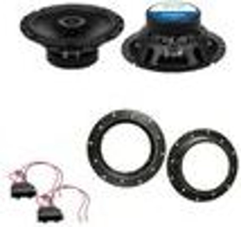 Crunch GTS-62 Koaxial Lautsprecher Einbauset vorne passend für Octavia Yeti