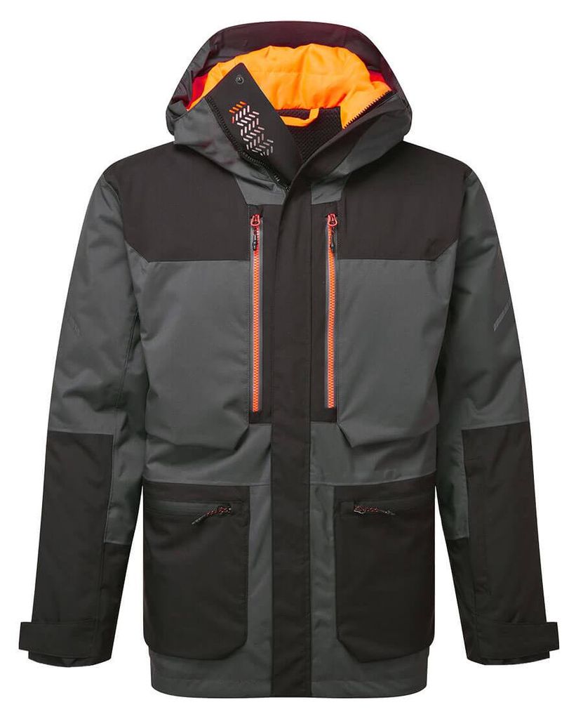 Portwest EV4 Winterparka Lang Grau L