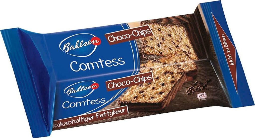 Bahlsen Comtess Choco Chips saftiger Rührkuchen mit Produktbild 