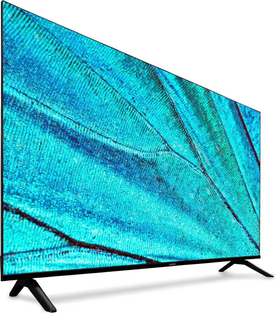 MEDION 163,9 cm (65 Zoll) QLED Fernseher (Smart-TV, Dolby Vision HDR, HBO Max, MagentaTV, Prime Video, Disney+, DAZN, Paramount+, Dolby Atmos, VIDAA S