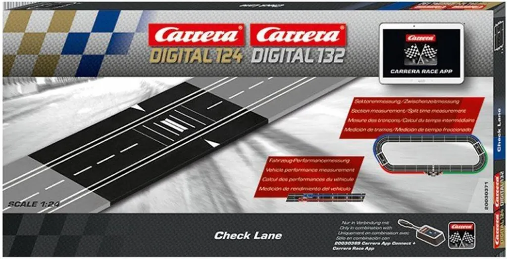 Extension de Circuit Carrera Check Lane 1:24 pour Mesure Intermédiaire