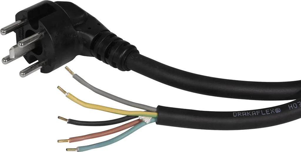 Câble d'alimentation Scanpart 1191025527 avec prise Perilex 5x1,5 2.0M