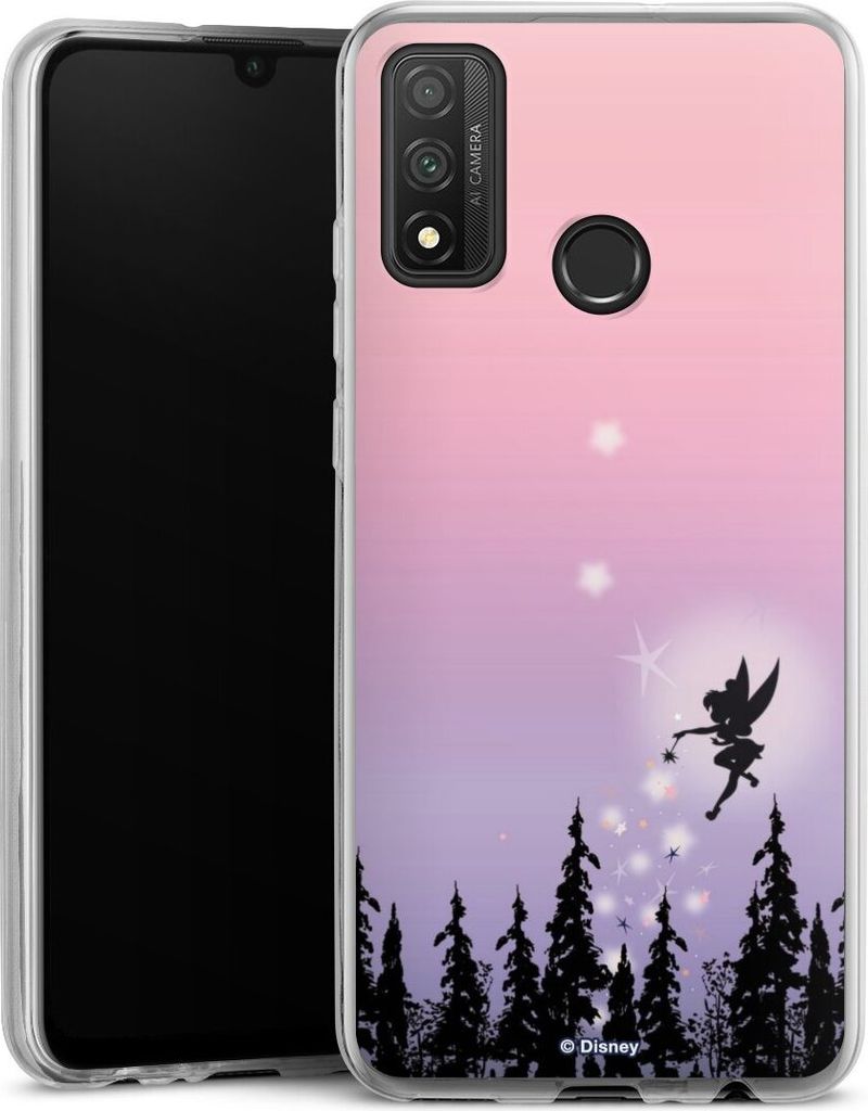DeinDesign Slim Hülle für Huawei P Smart (2020) Silikon Case Ultra Dünn Handyhülle Disney Offizielles Lizenzprodukt Tinkerbell