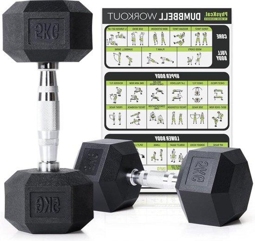 Krafttraining-Hantelset - 25 kg 5 kg 75 kg 10 kg 125 kg 15 kg 20 kg - Paar oder Einzel