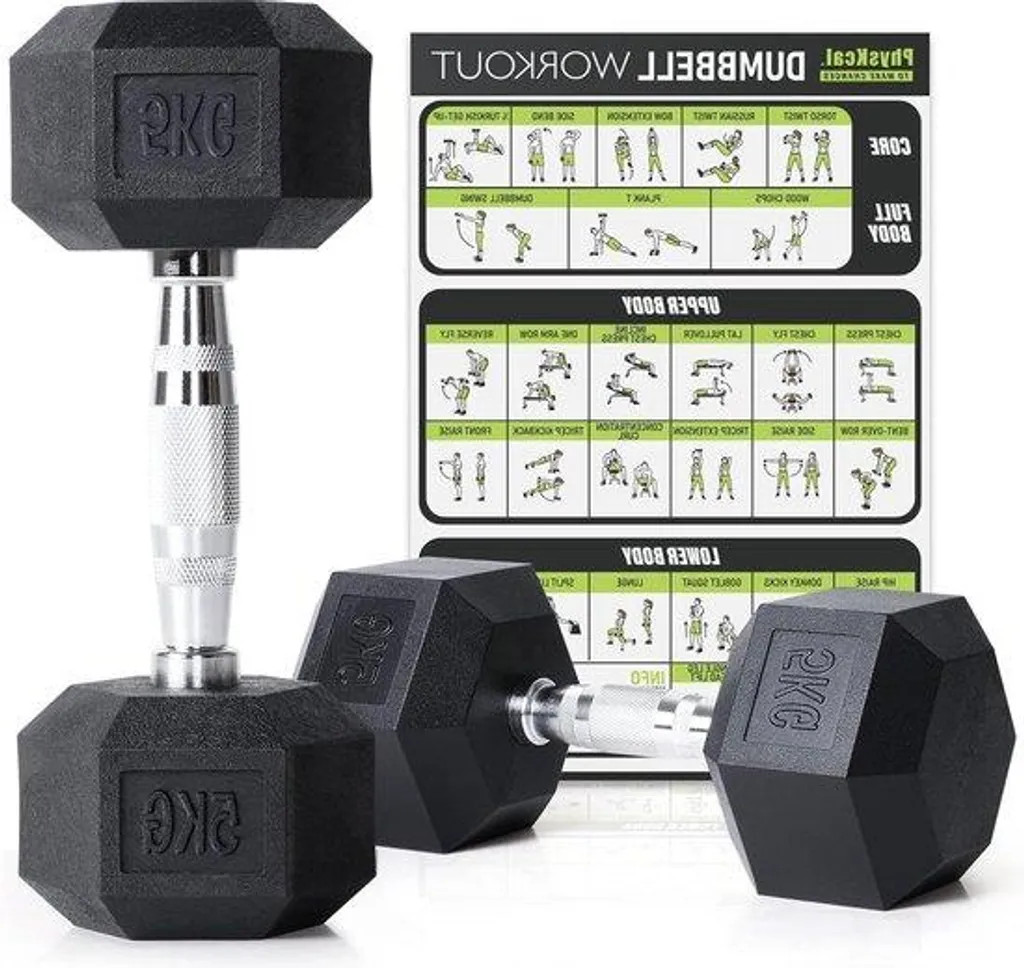 Haltères de musculation pour entraînement à domicile de 5 kg à 20 kg
