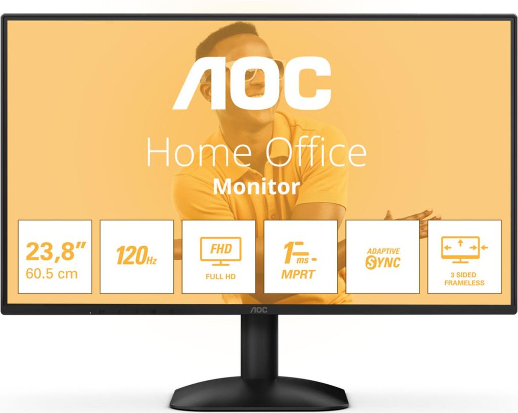 Monitor AOC 24B31H 24" IPS - Płaski ekran (TFT/LCD) - 61 cm Zdjęcie produktu 