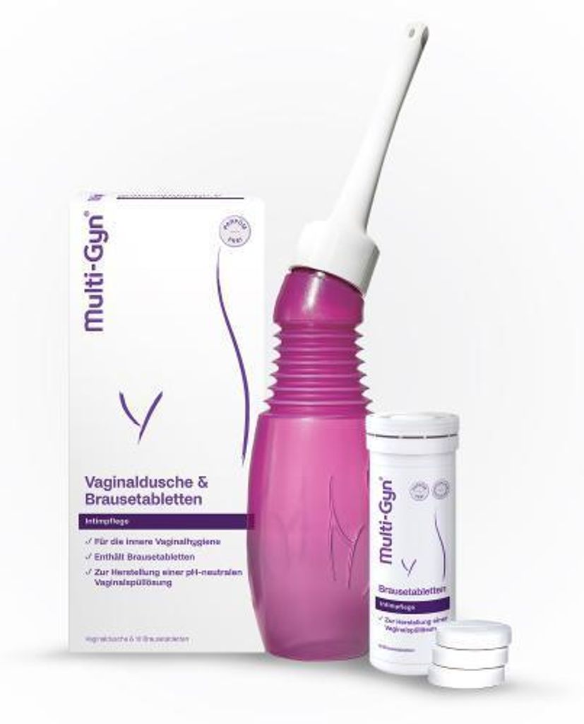 Multi-Gyn Vaginálna sprcha Combo Pack Šumivé tablety 1 P Obrázok produktu 