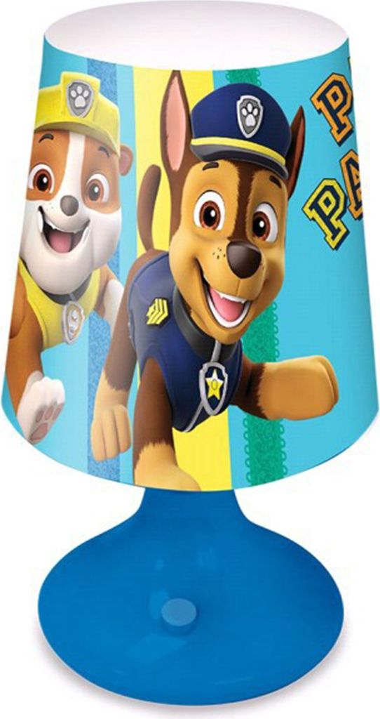 Paw Patrol Chase Rubble Jungen Mini LED Nachttisch-Lampe Produktbild 