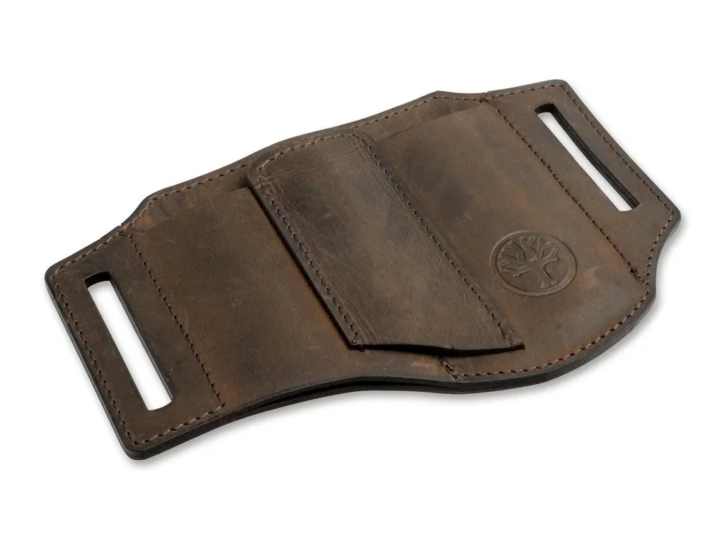 Étui de ceinture en cuir marron Böker ED-Three pour outils et EDC