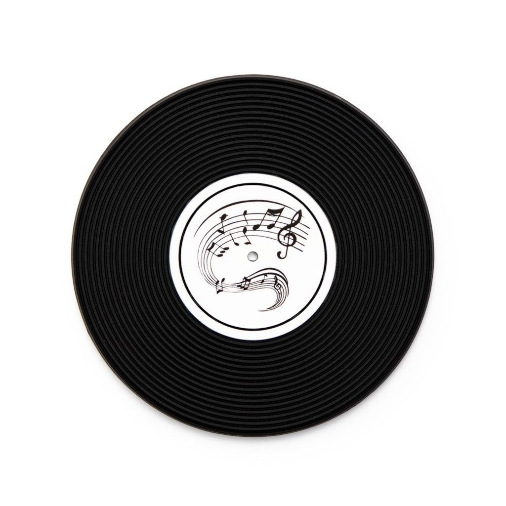 Vinyl-Untersetzer – Musik für Tassen