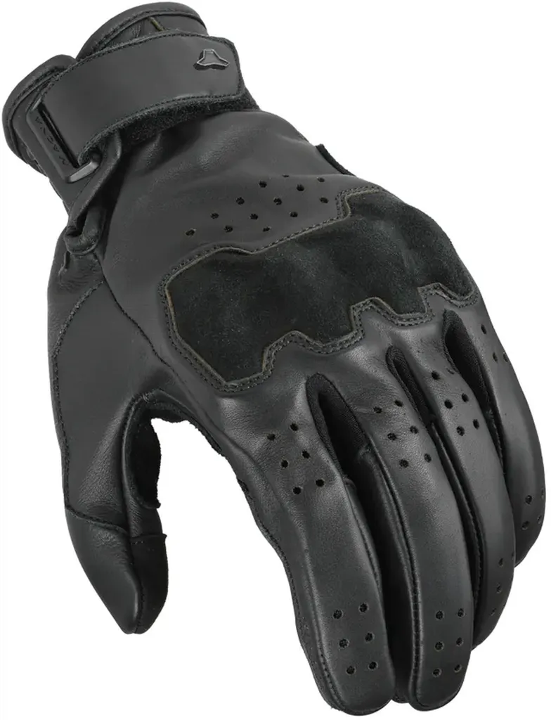 Gants Macna Sawyer Noirs 3XL - Cuir souple avec protection articulations