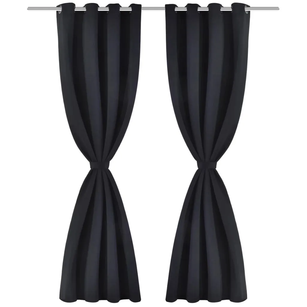 vidaXL Tenda Oscurante Nera 135 x 245 cm: Design e Funzionalità Minimal