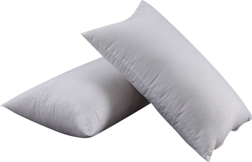 Rose bedruckt Kissen für Bett Kopfkissen 2er Set Innenkissen Hypoallergene Anti-Milben Weiche Kissenfüllung mit Kissenbezug Baumwolle und Polyes....