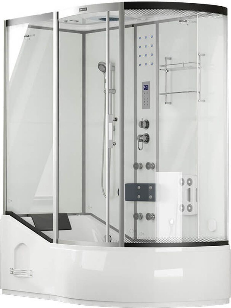 HOME DELUXE - Duschtempel ALL IN 4in1 - Weiß, 170 x 90 x Produktbild 