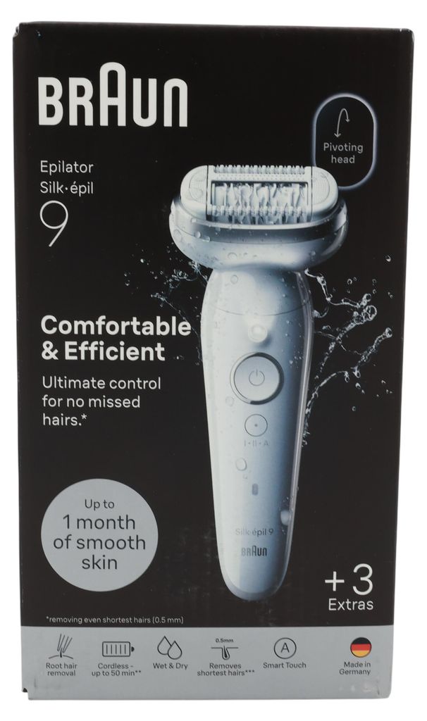 Braun Silk-épil 9 Silk·épil 9 9-030, Wit, 40 pincetten, Productafbeelding 