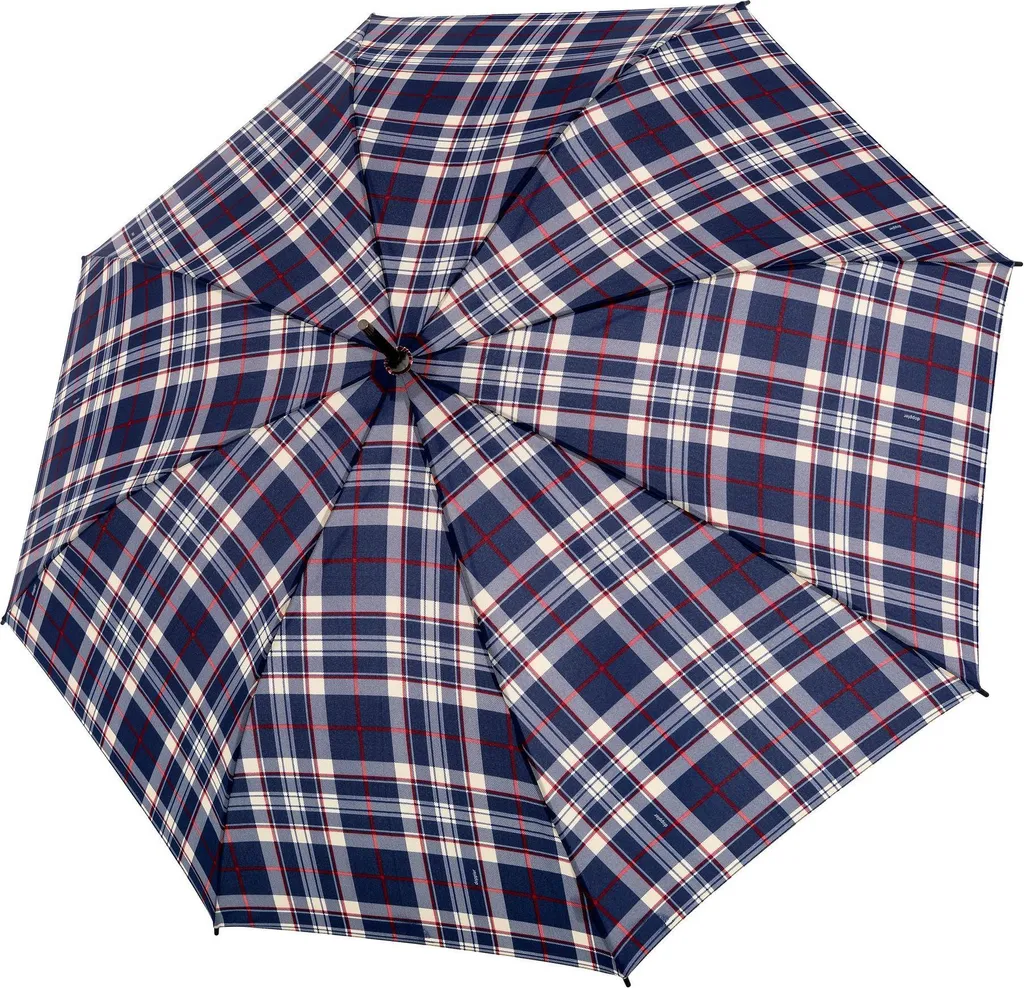 Grand Parapluie Canne Automatique Doppler Stockholm Motif Karo Multicolore