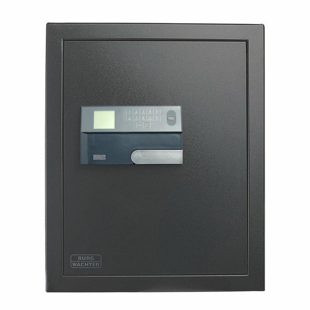 BURG WÄCHTER Wandtresor WT 616 E FP Sicherheitsstufe 0 nach EN 1143-1 anthrazit 43,4 x 23,3 - 35,1 x 53,2 cm
