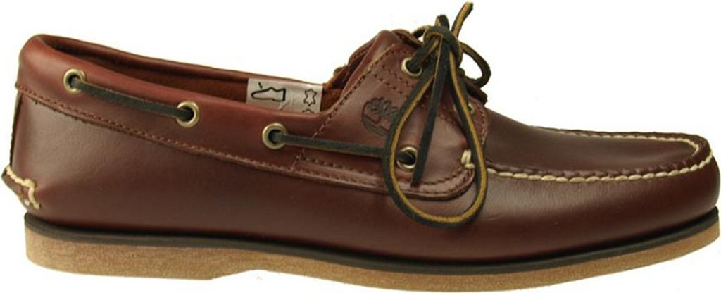 TIMBERLAND - Klassische braune Herren-Bootsschuhe aus Leder - Nummer 43
