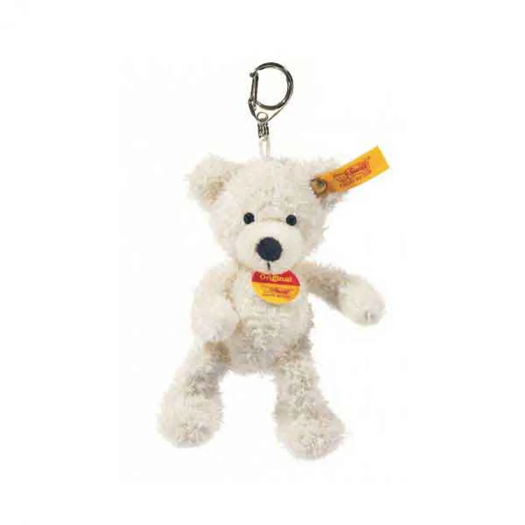 Porte-clés ours Lotte Steiff 12cm en peluche blanche ultra douce