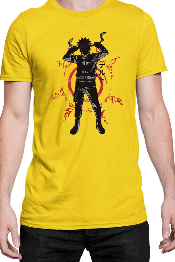 Herren T-Shirt Naruto Naruto 05, Man 3XL / Gelb